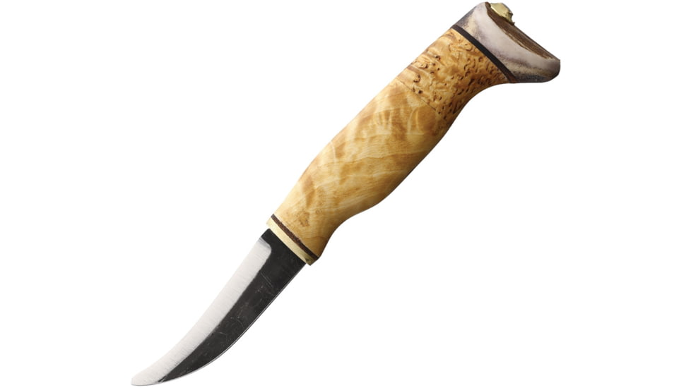 Wood Jewel Fixed Blade Curly Birch
