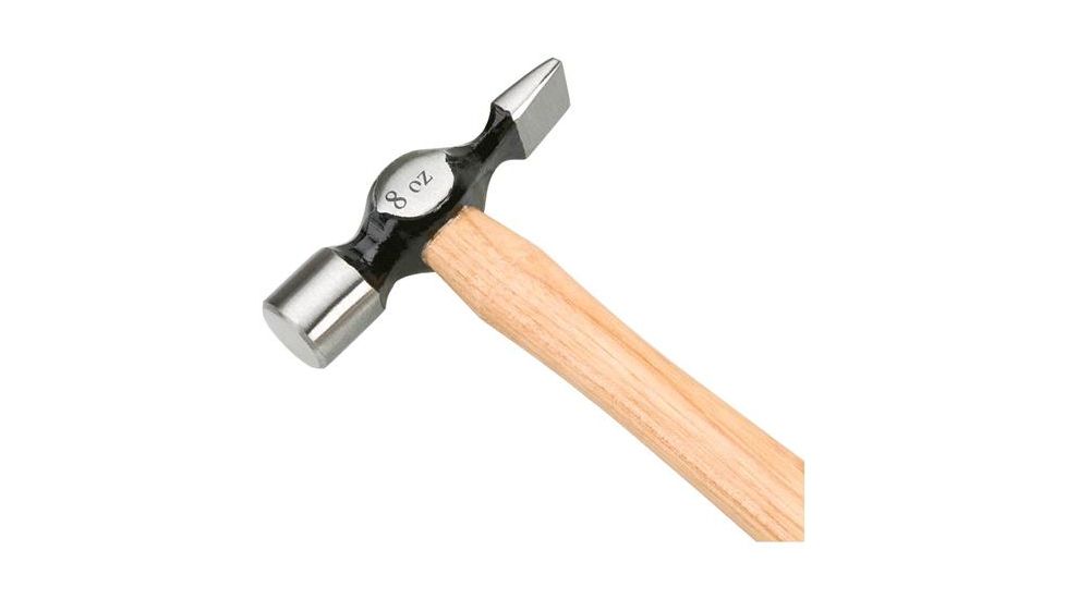 Woodstock 8 oz. Cross Peen Hammer w/ Long Hickory Handle D2671