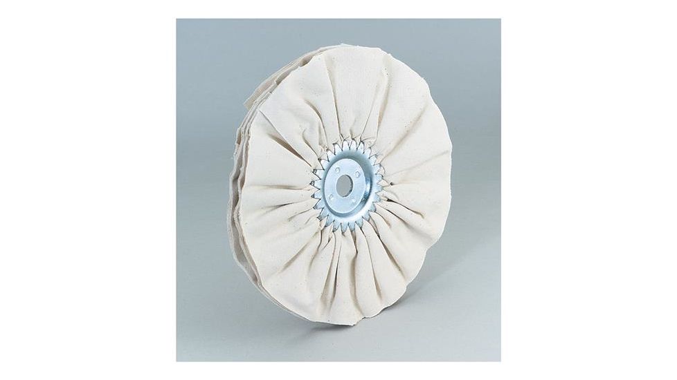 Woodstock Soft Airway Buffing Wheel, 6in. Diameter x 12 Ply x 1/2in. Hole D2518