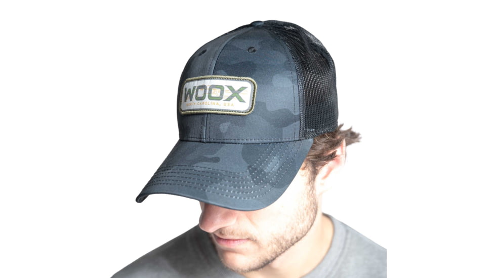WOOX Hat - Mens, Black Camo, One Size, GE.MRC007.08
