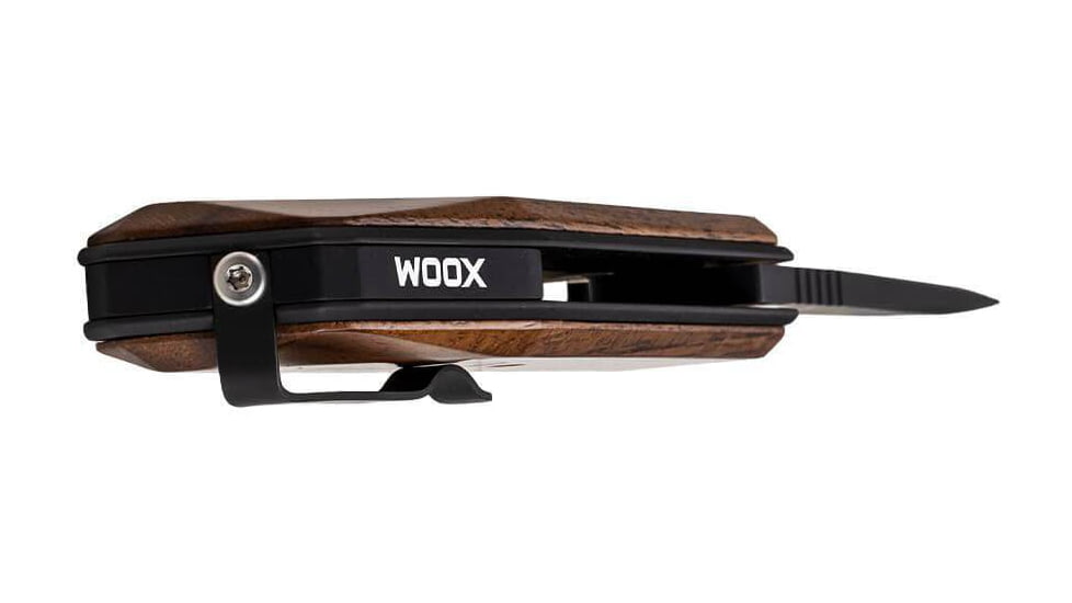 WOOX Leggenda Folding Knife, 3.5in D2 High Carbon Steel Straight Back Blade, Walnut, BU.KNF002.01