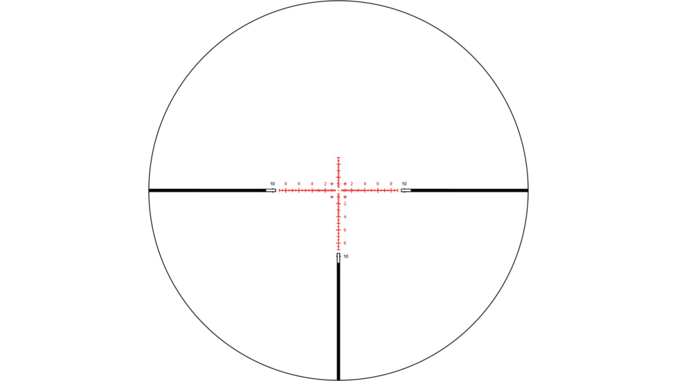 Wulf Optics Hurricane Compact 3-10x40mm 30mm Tube Rifle Scope, Second Focal Plane, W-MIL1 Illuminated Reticle, Black, WU9114