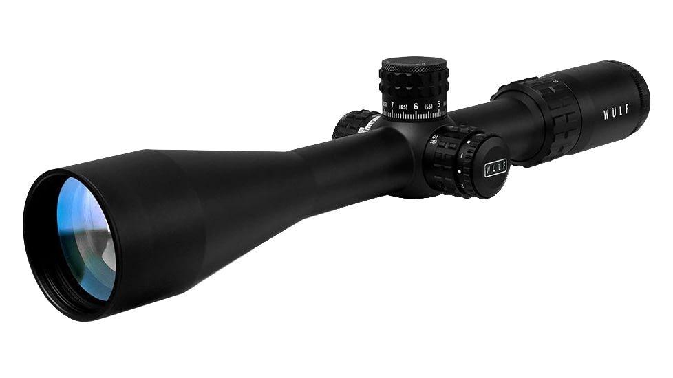 Wulf Optics Lightning 30E 6-24x50 30mm Tube Rifle Scope,Second Focal Plane, Etched W-MIL2, Black, 30mm, WU9119