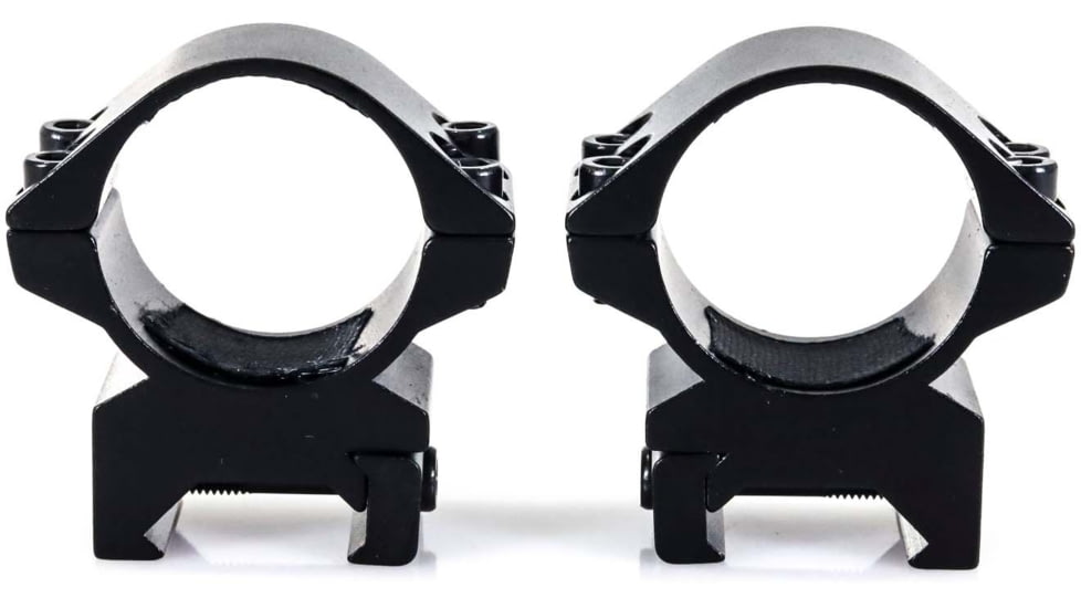 Wulf Optics Match Rifle Scope Rings, Low, Black, 30mm, WU5010