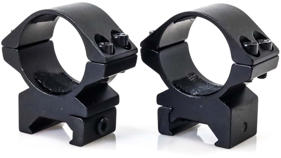 Wulf Optics Match Rifle Scope Rings, Low, Black, 30mm, WU5010