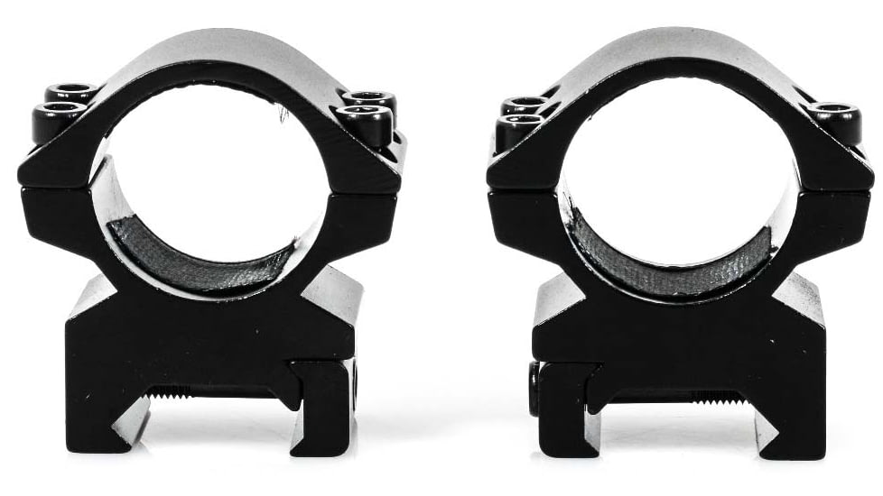 Wulf Optics Match Rifle Scope Rings, Medium, Picatinny, Black, 1, WU5009