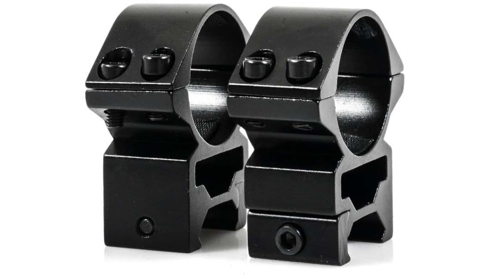 Wulf Optics Match Rifle Scope Rings, Medium, Picatinny, Black, 30mm, WU5011