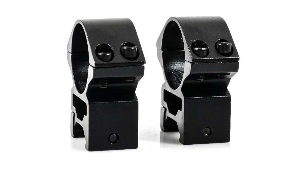 Wulf Optics Match Rifle Scope Rings, Medium, Picatinny, Black, 30mm, WU5011