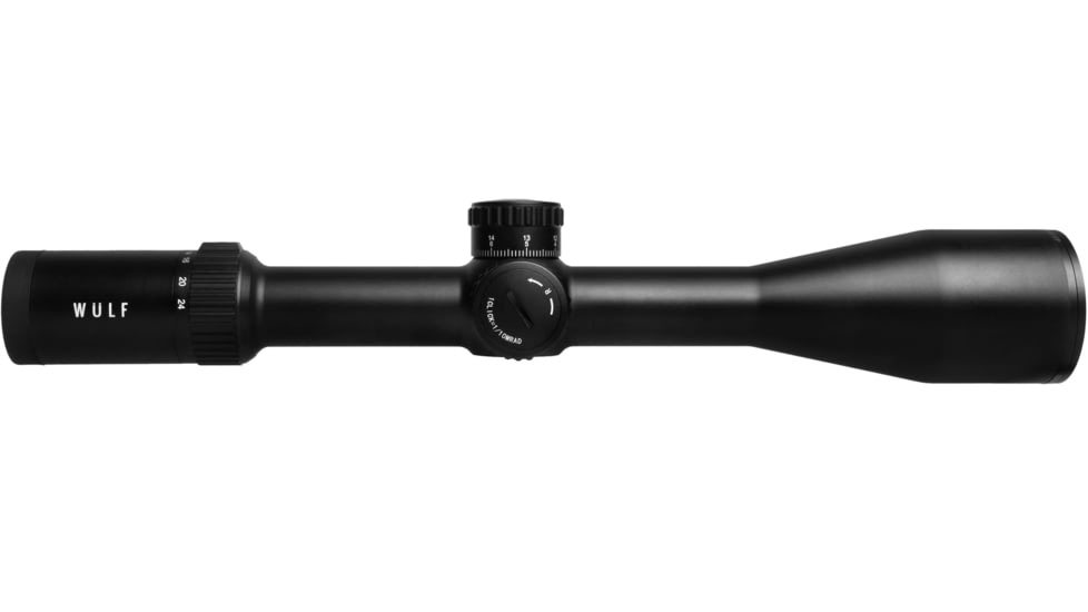 Wulf Optics Tornado 6-24x50mm 30mm Tube Rifle Scope, First Focal Plane, Glass Etched Reticle, Black, WU9110