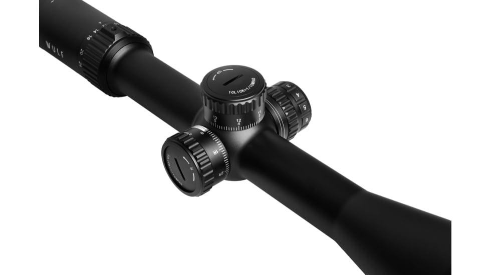 Wulf Optics Tornado 6-24x50mm 30mm Tube Rifle Scope, First Focal Plane, Glass Etched Reticle, Black, WU9110