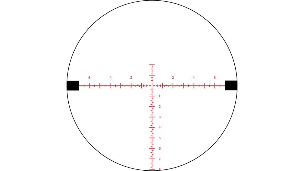 Wulf Optics Tornado 6-24x50mm 30mm Tube Rifle Scope, First Focal Plane, Glass Etched Reticle, Black, WU9110