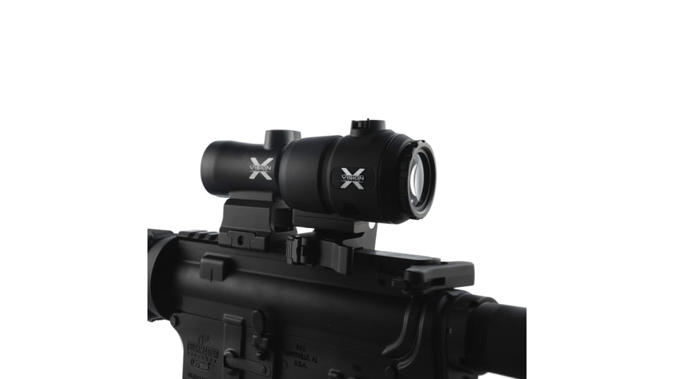 X-Vision MAAG 3x Red Dot Magnifier, 22mm, 2.5 in, 1/3 Co-Witness, Black, Small, MG1