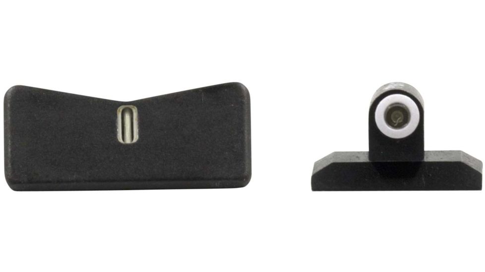 XS Sight Systems DXT Standard Dot Pistol Sight, Colt Commander 4.25in, Matte Black, Standard, NE-0002S-6