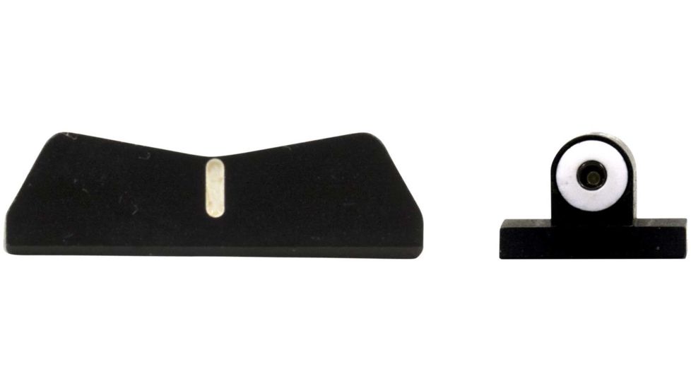 XS Sight Systems DXW Big Dot Pistol Tritium Night Sight, Kahr Post 04 E and CW, Requires DVTL Cut, Matte Black, Standard, KA-0004S-3