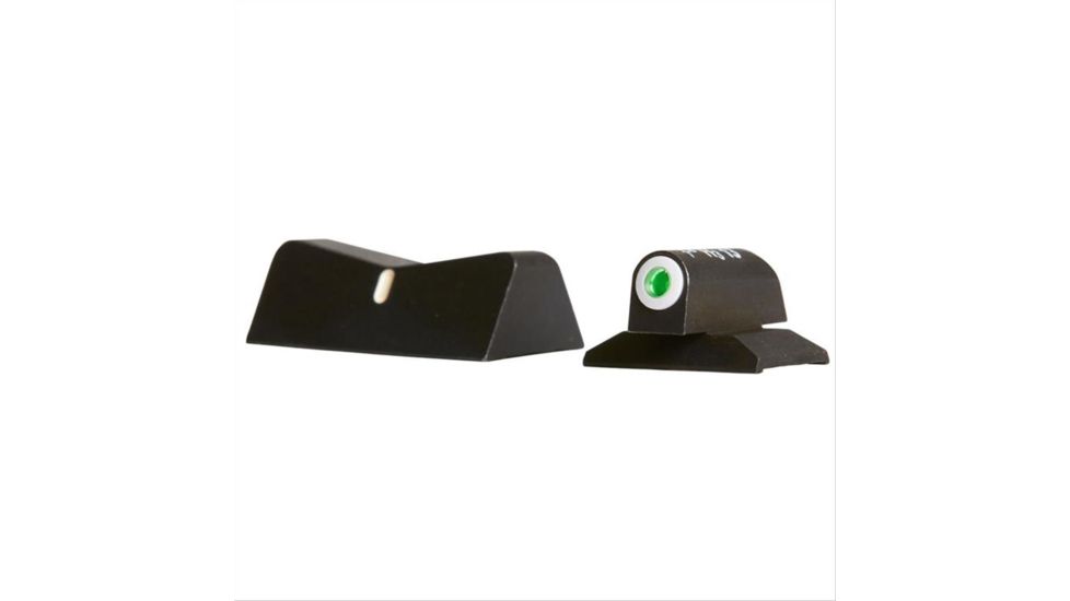 XS Sight Systems DXW Standard Dot for FNS9, 9C, 9L, 40L, FNX9, Tritium Front, White Stripe Fitted Rear FN-0001P-4