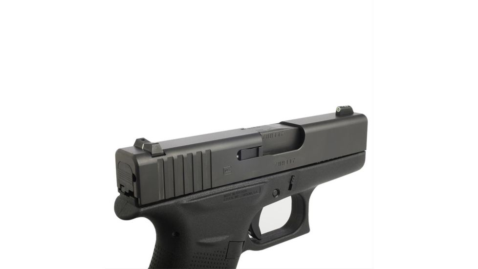 XS Sight Systems DXW Standard Dot for Glock 42 &amp; 43, Tritium Front, White Stripe Rear GL-0003S-4