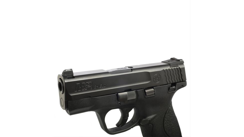 XS Sight Systems DXW Standard Dot for S&amp;W M&amp;P Shield, Tritium Front, White Stripe Rear SW-0024S-4