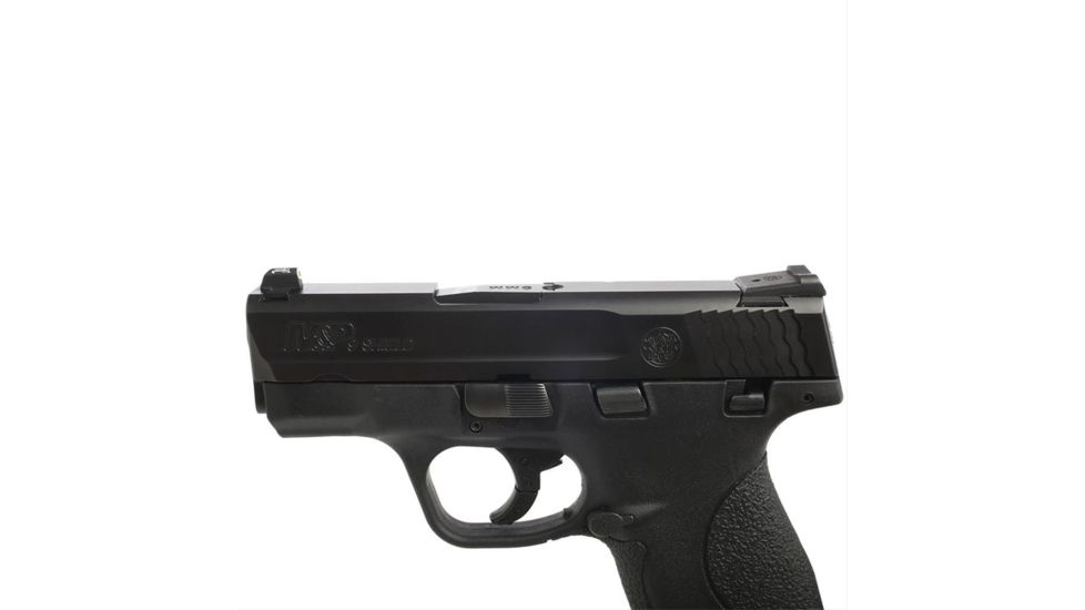 XS Sight Systems DXW Standard Dot for S&amp;W M&amp;P Shield, Tritium Front, White Stripe Rear SW-0024S-4