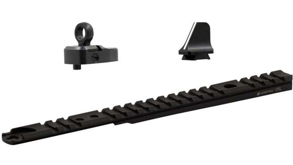 XS Sight Systems Lever Rail Ghost Rifle Scope Ring WS, Marlin 1894, dvtl front, Matte Black, Standard, ML-1007-5