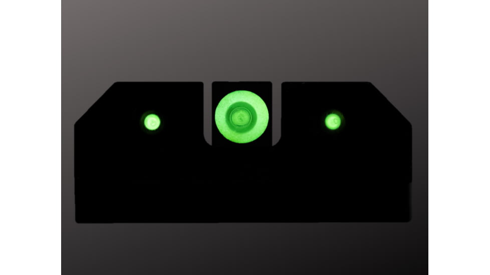XS Sight Systems R3D 2.0 Sight, Glock Optic/Supp 17,19,22-24,26,27,31-36,38, Green, GL-R204P-6G