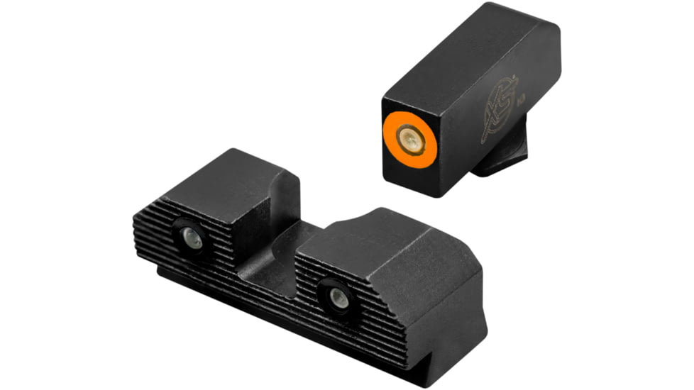 XS Sight Systems R3D 2.0 Sight, Glock STD. HT. 17,19,22-24,26,27,31-36,38, Orange, GL-R201P-6N