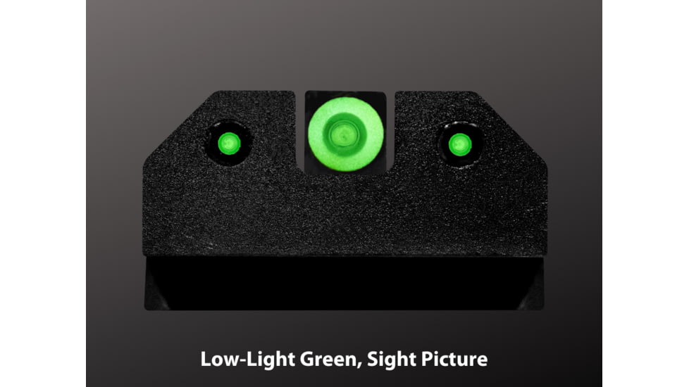 XS Sight Systems R3D 2.0 Sight, S&amp;W Optic/Supp S&amp;W M&amp;P &amp; M2.0 Shield, Shield Plus &amp; Shield OR, Green, SW-R204P-6G