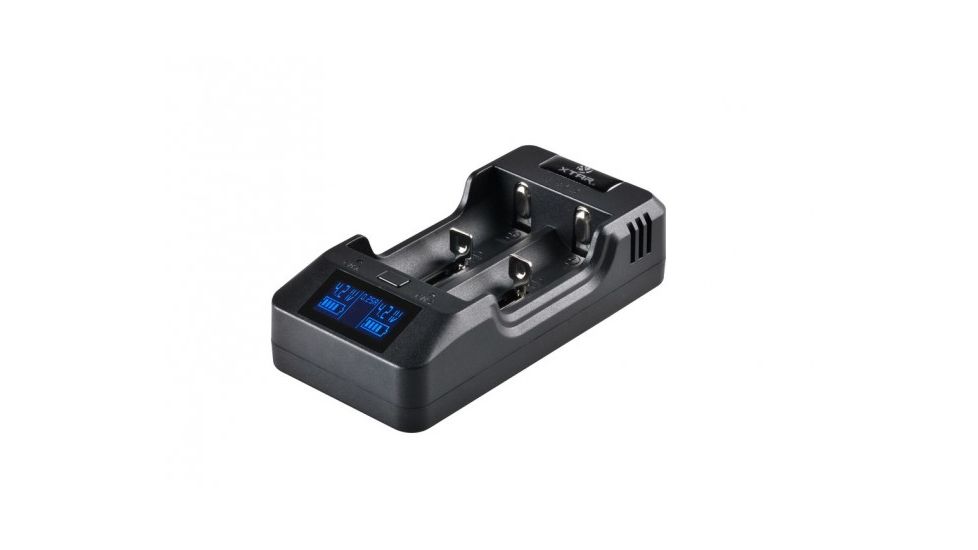 XTAR VP2 Full Set,Precision Display Charger for 3.6V/4.2V/4.35V Lion Batteries XTAR-VP2