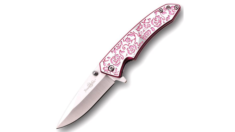 XTS FF A003PK Folding Knife, Pink FF A003PK