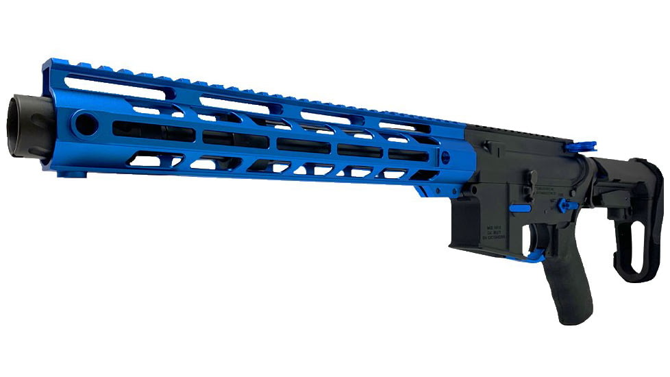 XTS AR-15 M-Lok Rail, 12 in, Blue, XTS-ADZ12-BL