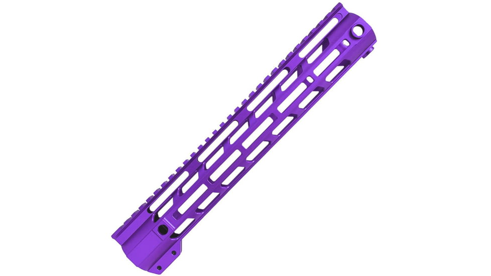 XTS AR-15 M-Lok Rail, 12 in, Purple, XTS-ADZ12-PP