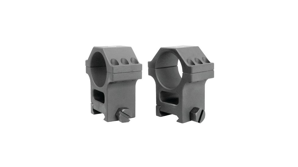 Yankee Hill Machine 6-Screws Scope Rings AR-Tall One Inch Weaver Matte Black