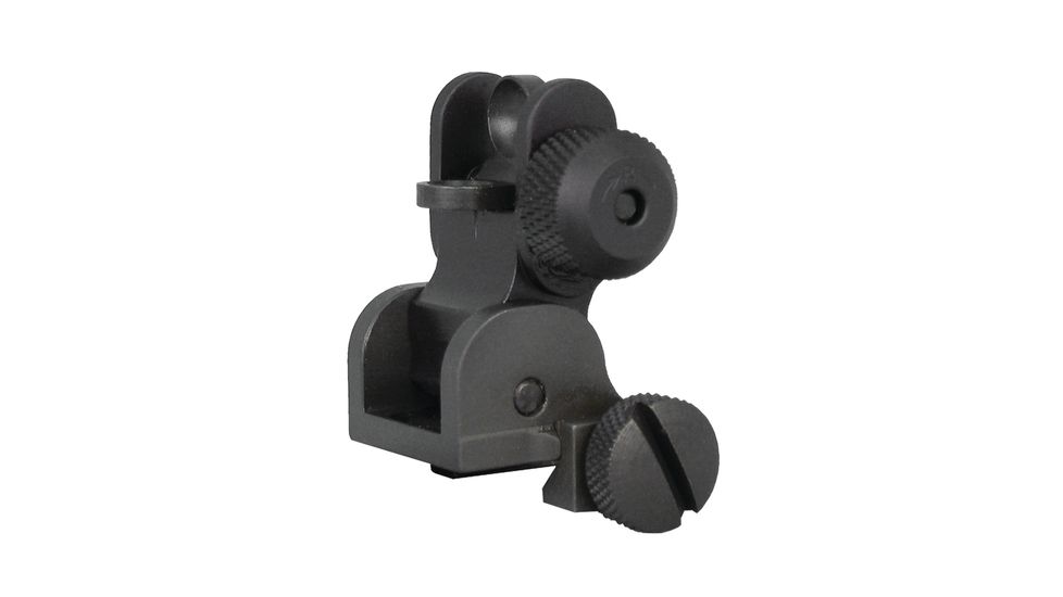 Yankee Hill Machine Top Mounted Deployable Rear Sight, Black, YHM-9680