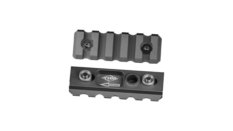 Yankee Hill Machine Yhm Rail Section Keymod To Picatinny 5-slot