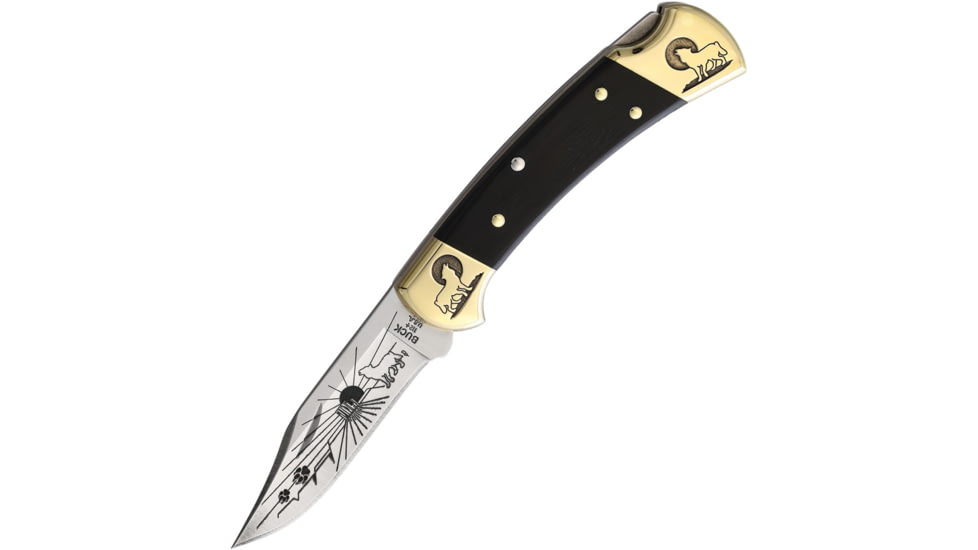 Yellowhorse Custom Buck 112 Lockback Wolf