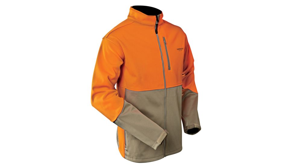 Yukon Gear Windproof Soft Shell Jacket, Blaze/Khaki, XX-Large 118065