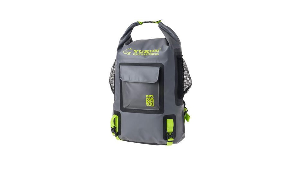 Yukon Outfitters Surfside Dry Pack, 35L, Grey/Blue, MGSDP003GB