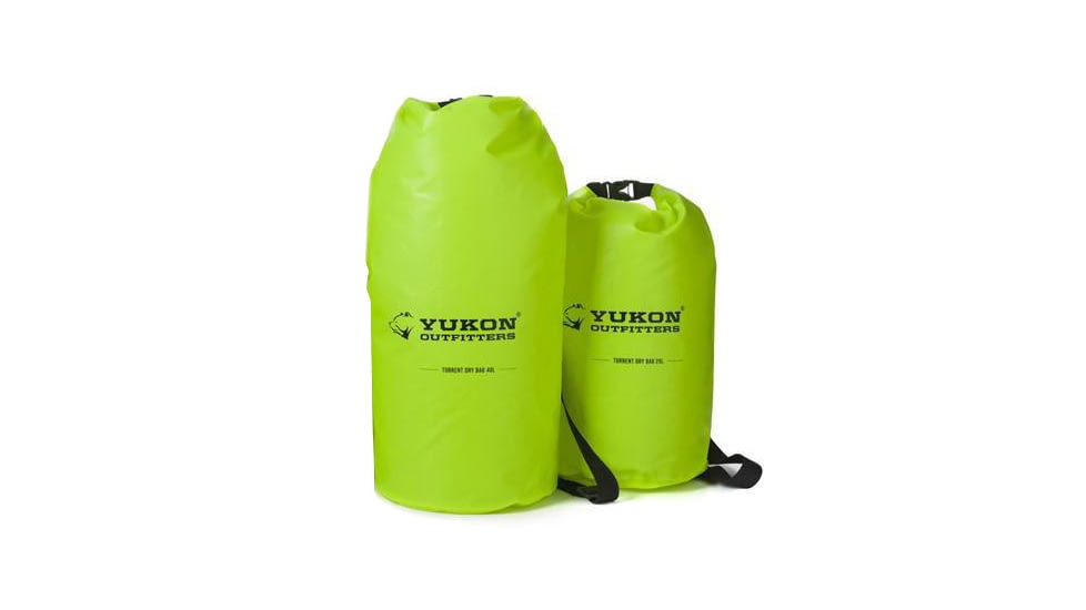 Yukon Outfitters Torrent Dry Bag 25L, Hyper Green, MGKD25