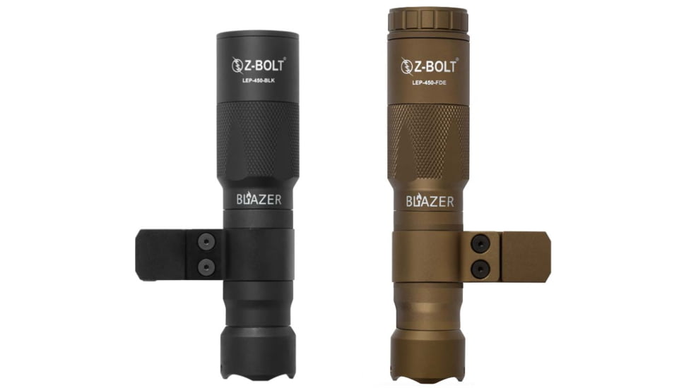Z-Bolt Blazer LEP Weapon Light Laser - SBR, SMG - 18350, FDE, LEP-18350-FDE-PHCF
