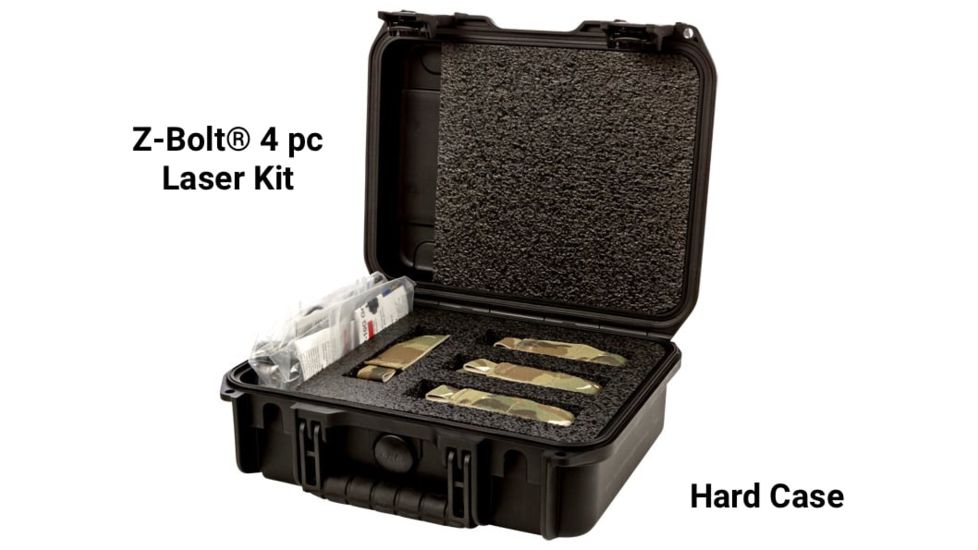 Z-Bolt Infrared Dot Laser Designator, Restricted Sale, 5.000 Meter Range, ANSI CLASS 3R, 4 Pcs Kit, Hard Case, Multicam, MARK-4ir-KIT-4-HC-MC