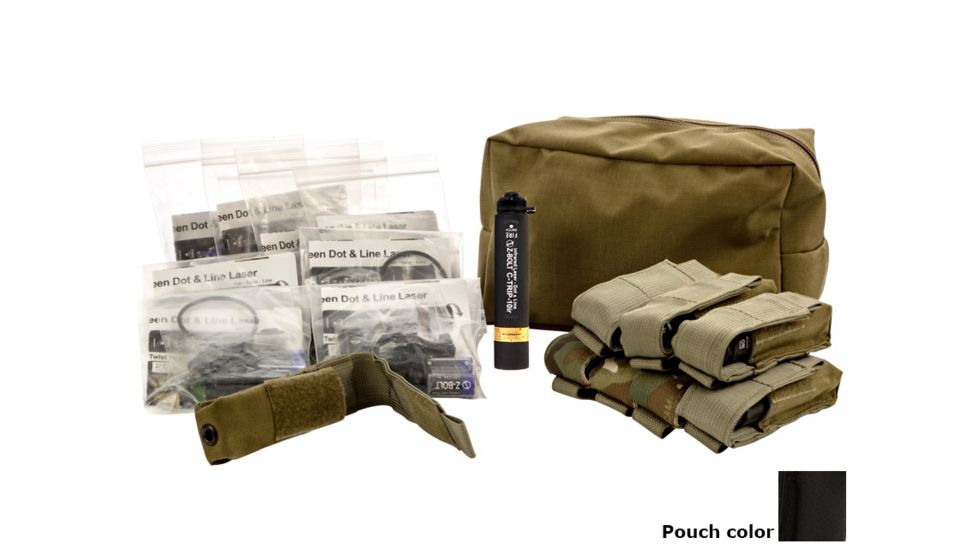 Z-Bolt Infrared Dot &amp; Line Laser w/ Soft Case, 8 Pack, Black, IR, C-TRIP-10ir-KIT-8-BLK-SP