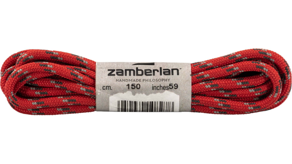 Zamberlan Replacement Round Boot Laces, Red, 150cm, LACERD-RED-150