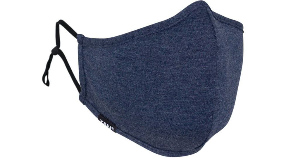 Zan Headgear Adjustable Face Mask With Pm2.5 Filter, Navy - FMA284
