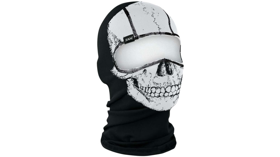Zan Headgear Balaclava - Men's, One Size, Skull, WBP002