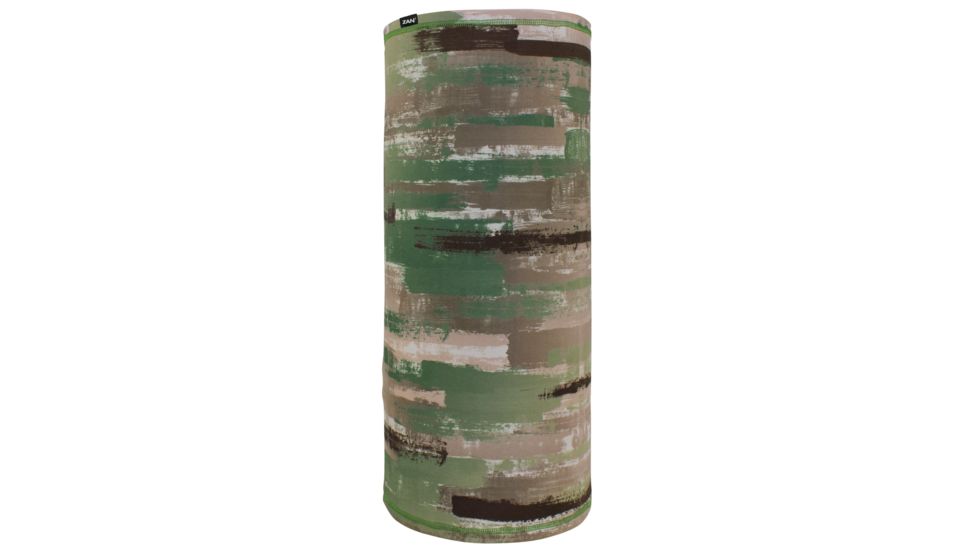 Zan Headgear Motley Tube, Brushed Elastane, Multi Brushed Camo, TL128