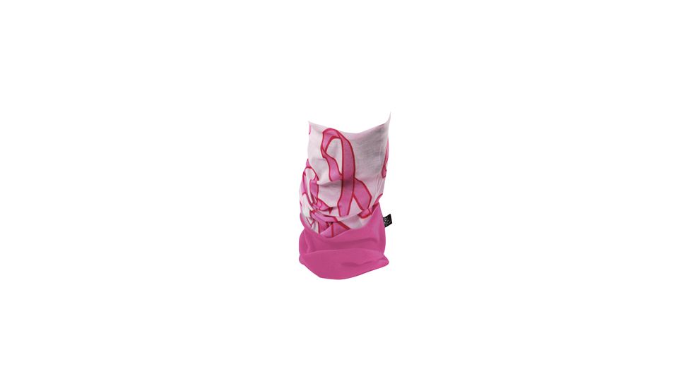 Zan Headgear Motley Tube, Combo, Polyester, Pink Ribbon TCBC01