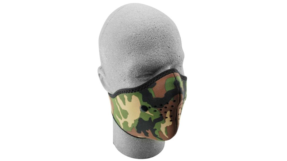 Zan Headgear Neo-X Face Mask Woodland Camo WNX118