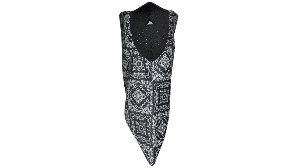 Zan Headgear NeoDanna Black Paisley Bandanna WNEO101