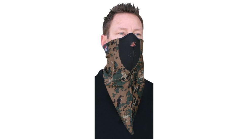 Zan Headgear NeoDanna Digital Green Bandanna WNEO169G
