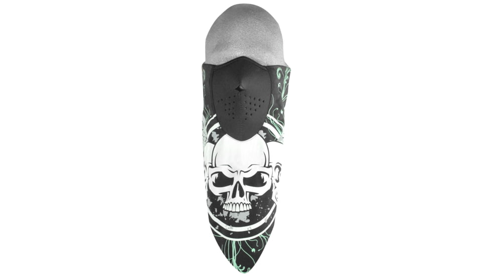 Zan Headgear Neodanna Three Skulls Bandanna with Neoprene WNEO133