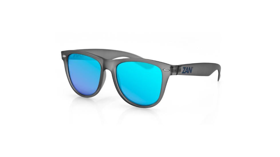 Zanheadgear Minty Sunglass,Matte Gray Frame,Smoked Blue Mirror Lense, Gray, One Size Fits Most EZMT03